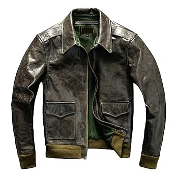 CHALLENGER CLASSIC FLIGHT JACKET【OLIVE】 Amazon.com: XS - Olive Green - Cotton - Jet Pilot Jacket